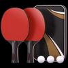 Hungry Wolf Flame Table Tennis Racket Set