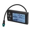 S861 Display LCD Scuter Metru Iluminat din spate Panou de control Scuter cu mufă rezistentă la apă pentru bicicletă montană
