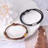 Customize Woven Korean Waxed Polyester Cord Bracelet Handmade Adjustable Thread Rope Bracelets Gift For Women Men