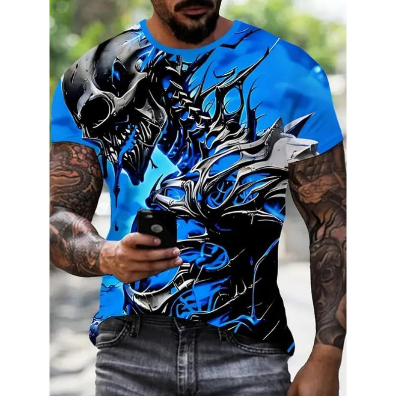 Casual Versatile Top Fashionable Simple Men's Short Sleeves T-Shirts Men’s