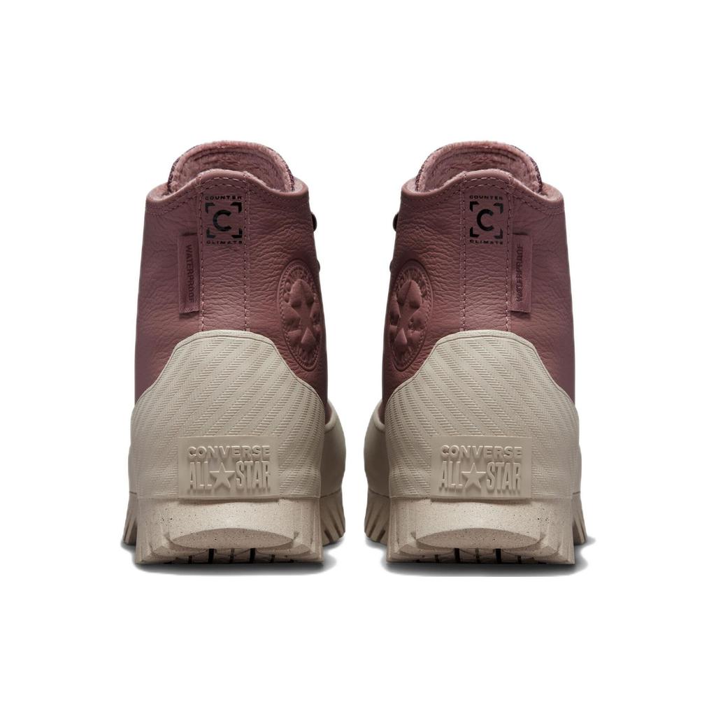 Converse Chuck Taylor All Star Lugged 2.0 Counter Climate High Saddle Unisex Sneakers Pink Dark-Wine Papyrus A01329C
