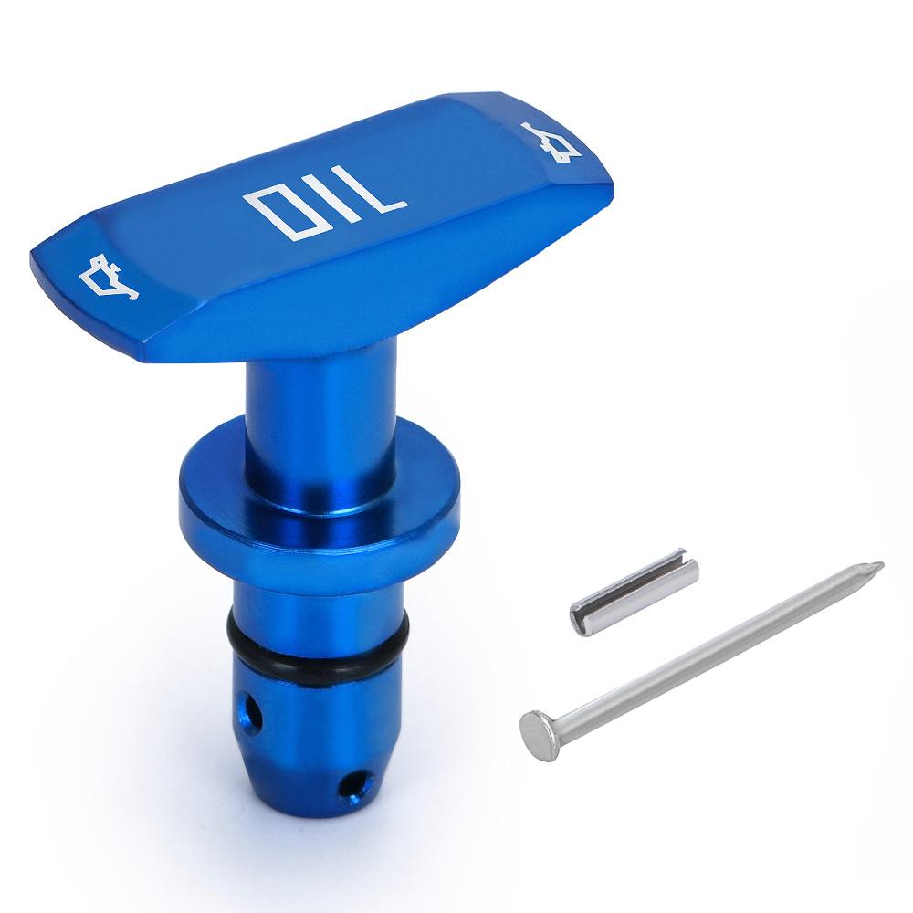 

Універсальний автомобільний щуп для вимірювання рівня мастила. Ручка для ручки. Моторне масло. Ручка для ручки. Алюмінієва заготовка. Автоматична заміна. Модифікація. Прикраса. MYY. синій