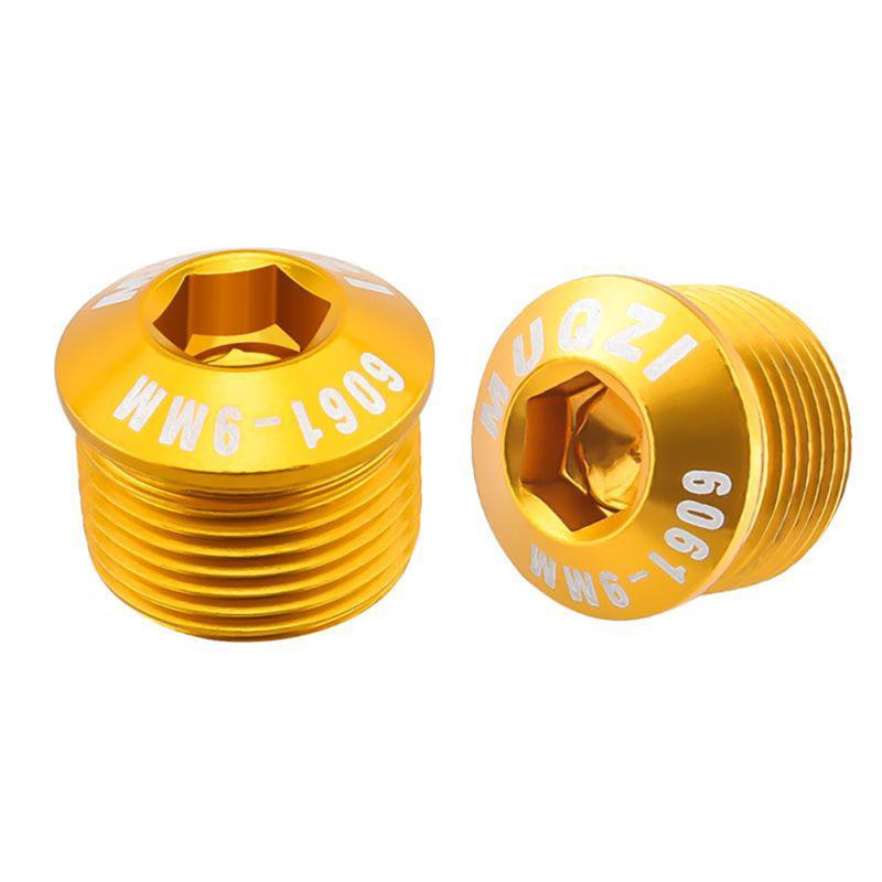 2pcs Pedal Dust Cover Lightweight Aluminum Alloy Mountain Road Folding Bicycle Pedal Bolt Cycling