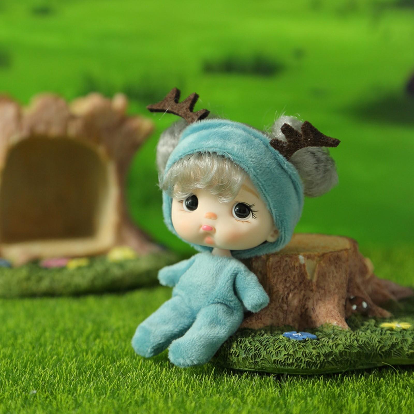 

4-дюймовые куклы-младенцы, набор из 6 предметов, реалистичные игрушки-куклы с милой одеждой для кукол ручной работы, подходящие для детей от 3 лет и старше One Size