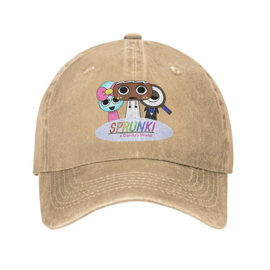Unisex Cute Sprunki Caps Outfits Baseball Caps Fashion Funny Game Trucker Hats Adjustable MZ013