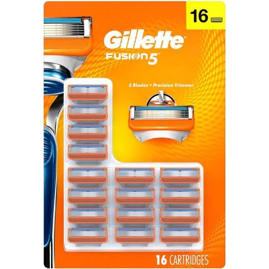 

Gillette Fusion 16 запасных лезвий для бритвы в картонной упаковке, новинка