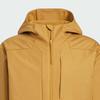 Adidas Sports Casual Solid Color Hooded Jacket Men Jackets Brown JZ1154