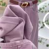 Candy Color Jeans für Damen Neue Frühling Herbst Hohe Taille Locker Fallend Weiter Bein Hosen Figurfreundliche Denim Hosen