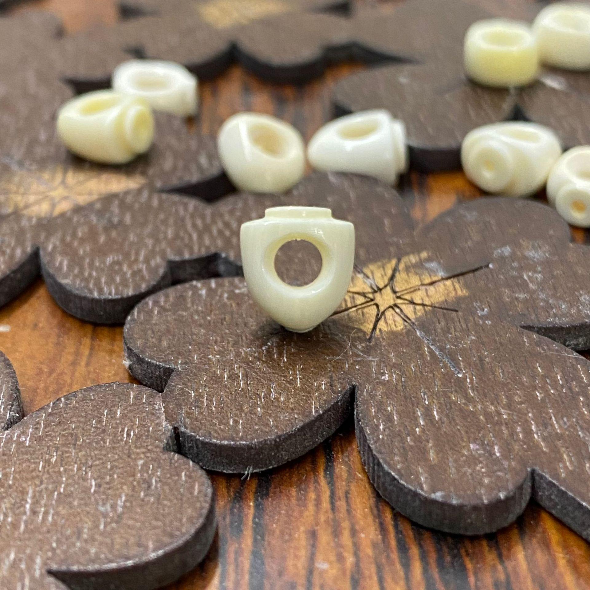 Tang Long Natural Mammoth Ivory Buddha Head Tassel Necklace Accessory.