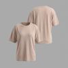 Women's Solid Color Casual Loose Fit Short Sleeve Crew Neck T-Shirt Oversized Streetwear Basic Top