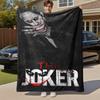 1PC The Joker Outdoor Flannel Blanket Soft Plush Decor for Picnics, camping,Bedroom, Playroom, Office1154A