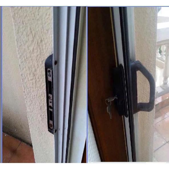 Unilateral Luxury Docking Lock Large Sliding Door Lock Wardrobe Kitchen Partition Balcony Glass Sliding Door Handle Lock