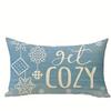 1PCS Christmas Pillowcases: Get Cozy, Hello Winter, and Festive Designs! Sofa Bed Cushion Cover, New Year Home Decoration