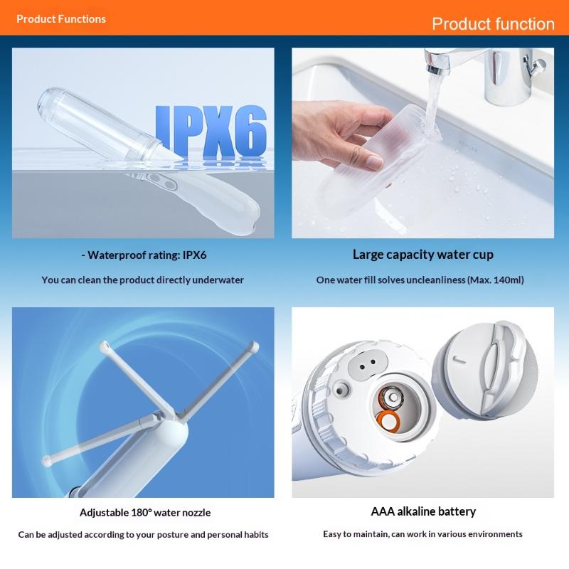 Home Use Portable Handheld Bidets Long Nozzle for Pregnant Moms Safe and Accurate Baby Washing