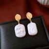 Elegant Freshwater Pearls Earrings for Women Craft In Sturdy Copper Materials Comfortable Designs for Any Occasion