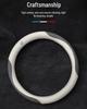 Genuine Leather Steering Wheel Cover for Honda Jien Rui Gienia 17/18/19 Models - All Seasons Universal Fit