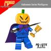 Halloween Pumpkin Zombie Minifigure Building Blocks Toy Set KF6175 6176 PG8171 PG8174.