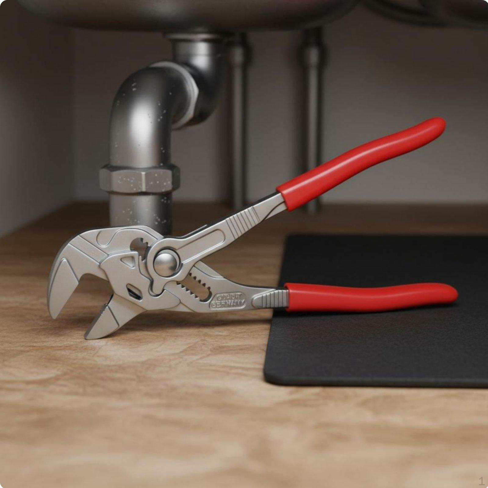 Water Pump Pliers Industrial Grade Curved Jaw Pipe MultiFunctional QuickAdjust Wrench