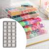 21 Grid Bead Organizer Mat for Crafting Jewelry