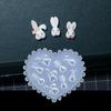 Multipurpose Nail Art Template Tool Stylish Silicone Nail Art Molds Embossing Carving Templates for Nail Enthusiasts