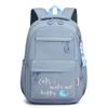 Lightweight Student Schoolbag Letter Print Water-Repellent Backpack Women's Large Capacity Backpack