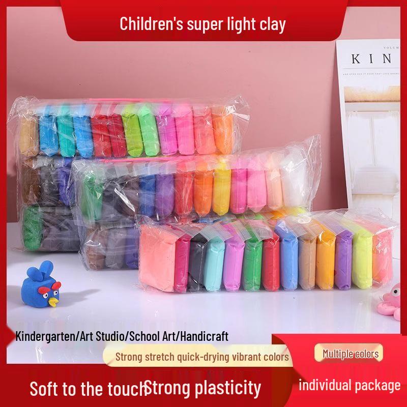 

Children s DIY Super Light Clay Toy Set - Modeling & Pottery Playdough for Creative Fun
