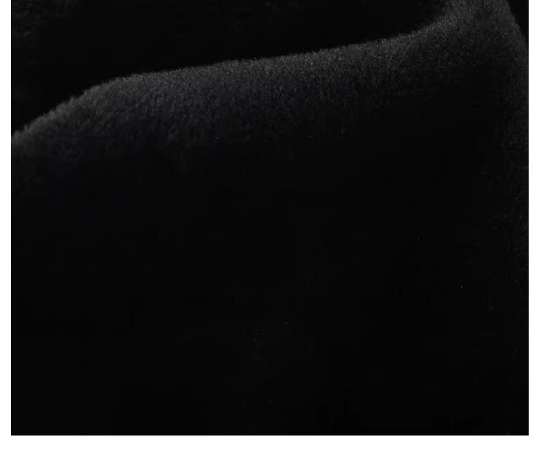 Women's Black Fleece-Lined Slimming Straight-Leg Jeans - Winter Fashion, Versatile, Loose Fit