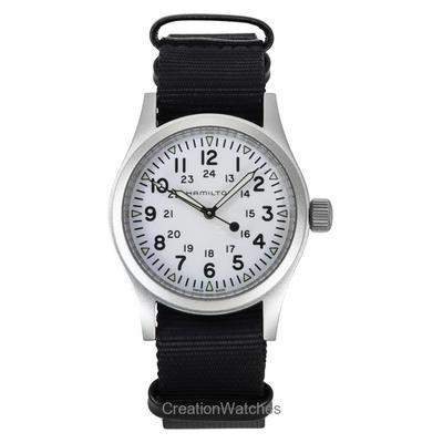 Khaki Field Textile Strap White Dial Automatic H69439910 Men's Watch