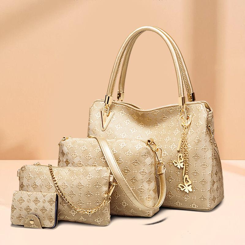 Fashionable One Shoulder Oblique Straddle Portable Simple Handbag Package Women's Bag