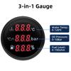 Boat Car 3 in 1 Multi-Functional Digital Gauge 52mm RPM Fuel Water Level Water Temp Oil Press Voltmeter Holding Tank Alarm Meter