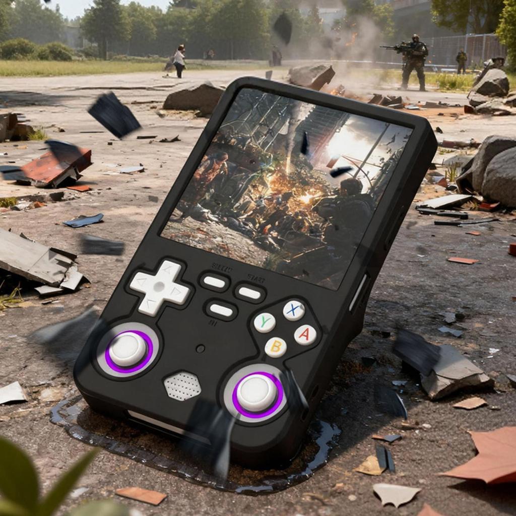 For R36 Ultra Soft Silicone Rubber Skin Cover Retro Handheld Game Console Back Case for R36 Ultra Protector Accessories