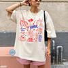 Retro Love Shirt, Womens Valentines Day Shirt, Hand Drawn Valentine Doodles TShirt, Heart Shirt, Cupid Shirt Vday Gifts, Xoxo Tee for Her