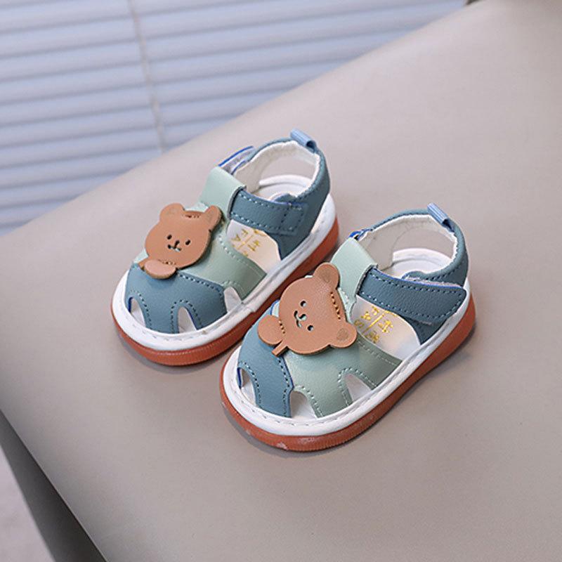 Summer Baby Shoes With Sound Soft Sole Toddler Sandals For Boys And Girls