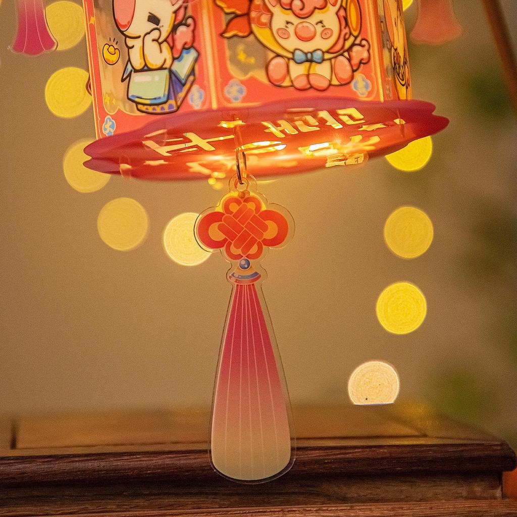2026 Spring Festival Children's DIY Glowing Flower and Palace Lanterns Material Kit