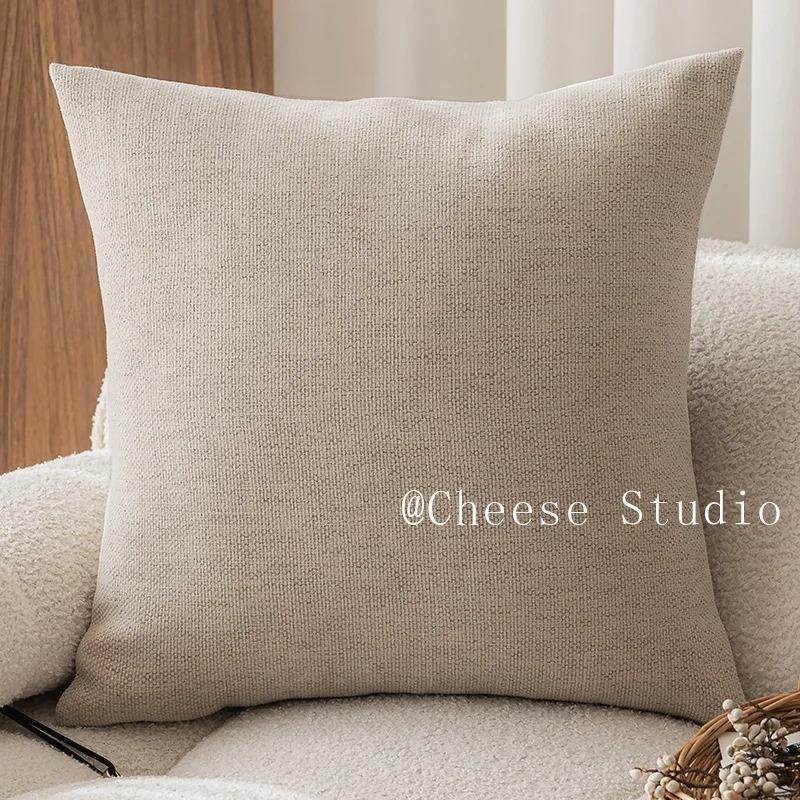 45×45 French Medieval Style Pillowcase Black Border Retro Green Cushion Cover American Style Living Room Sofa Decor Pillow Cover