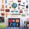 Travel Bulletin Board Decoration Learning Is a Journey Bulletin Cutouts Adventure Theme Classroom Decor Travel Map Poster Set for Teachers Students