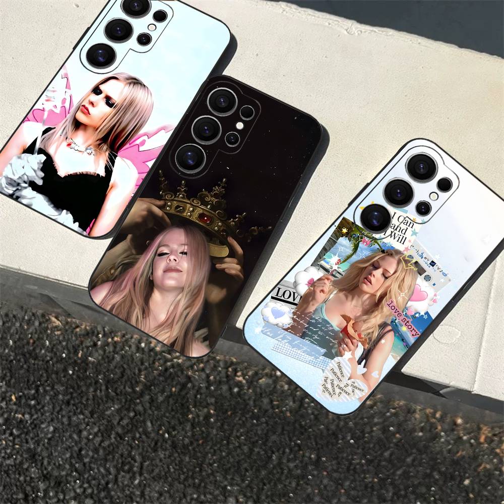 Avril Ramona Lavigne Phone Case For Samsung S 24 Fe 25 Ultra Plus 20 Lite 21 30 22 23 24 22 Ultra 5G Fundas