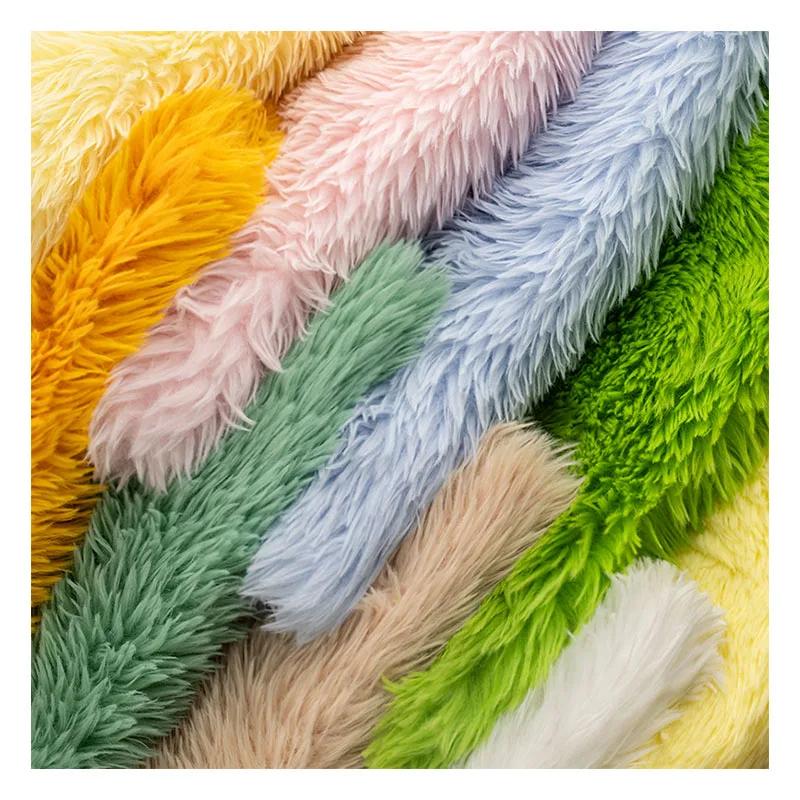 50x160cm Imitation Rabbit Fox Animal Costume Fursuit Fur Plush Fabric Counter Display Background Plush Fabric DIY Handmade