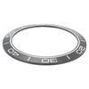 Watch Bezel Insert 41.5mm Ceramic Watch Bezel Ring Repair Replacement Accessory for Watchmaker Black Base White Digit