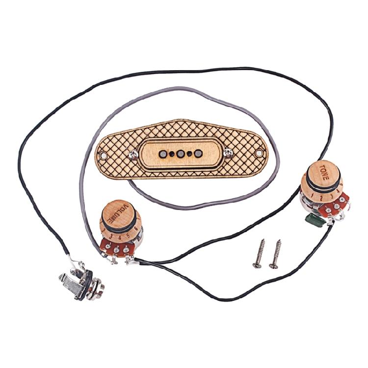 3 Pole Humbucker Pickup Jack 3-string Cigar Box Guitar Pickup Guitar Accessories