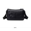 Genuine Leather Men's Shoulder Crossbody Bag Commuting Soft Cowhide High-end Style Top Layer