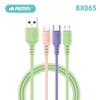 3-in-1 Liquid Silicone Fast Charging Cable: One-to-Three USB-C for Multiple Models