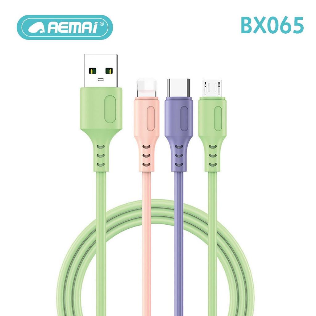 3-in-1 Liquid Silicone Fast Charging Cable: One-to-Three USB-C for Multiple Models
