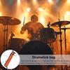 Drumstick Bag Thickened Oxford Cloth Drum Stick Holder Storage Case with Hooks Inside for Percussion Sticks Drum Mallet