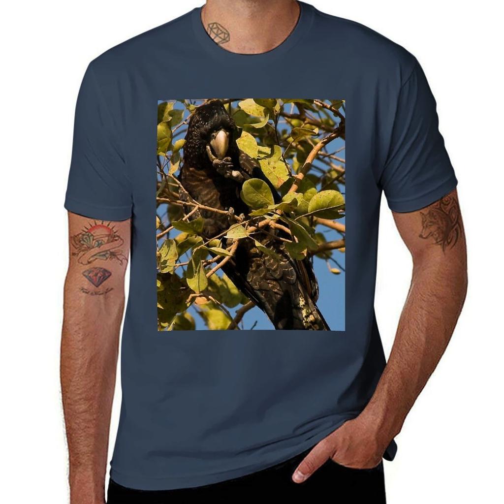Feast Of The Black Cockatoo Tshirt Sporty Casual Quick Dry Tshirt