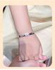 999 Sterling Silver Year-after-Year Peace Bracelet for Girls - Ages 4-15, Medium/Large, Pink Bowknot Design