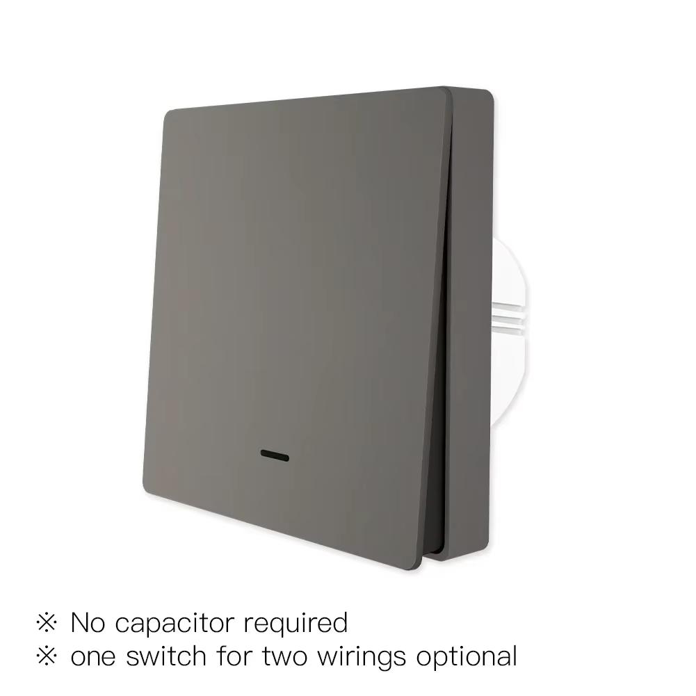 MOES Smart Light Switch Tuya ZigBee No Neutral Wire No Capacitor Needed Smart Life 2/3 Way Works with Alexa Google APP Remote