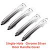 Carbon Car Accessory Door Handle Cover Trim Paste Style 2005 2006 2007 2008 2009 2010 2011 2012 Chrome For Renault Clio MK3