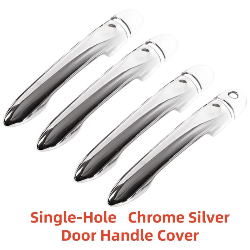 Carbon Car Accessory Door Handle Cover Trim Paste Style 2005 2006 2007 2008 2009 2010 2011 2012 Chrome For Renault Clio MK3