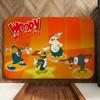 Cartoon W-Woody W-Woodpecker Floor Mat Soft Flannel Entrance Door Mat Non Slip Absorbent Bathroom Bedroom Floor Rug